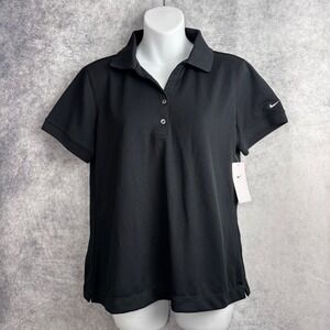Nike Women's Dri-FIT Classic Golf Polo Performance Short Sleeve Shirt Large NWT